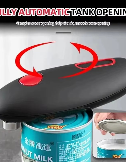 Load image into Gallery viewer, The One-Touch Electric Can Opener – Effortless Kitchen Convenience