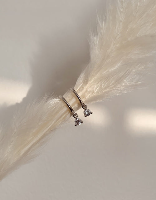 Load image into Gallery viewer, Lili Teardrop Earrings π§ Gold & Cubic Zirconia | Everyday Elegance