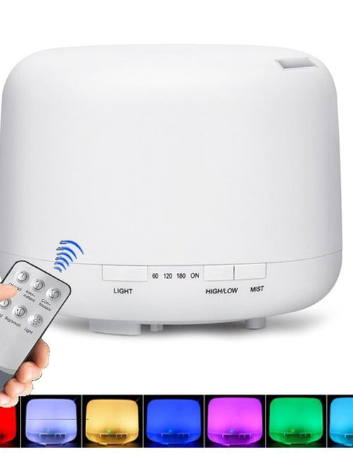Load image into Gallery viewer, Color Changing Essential Oil Diffuser 🌿 500ml &amp; Remote
