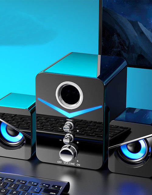 Load image into Gallery viewer, Desktop Sound Bar Speakers 🔊 Bluetooth &amp; Hi-Fi Stereo
