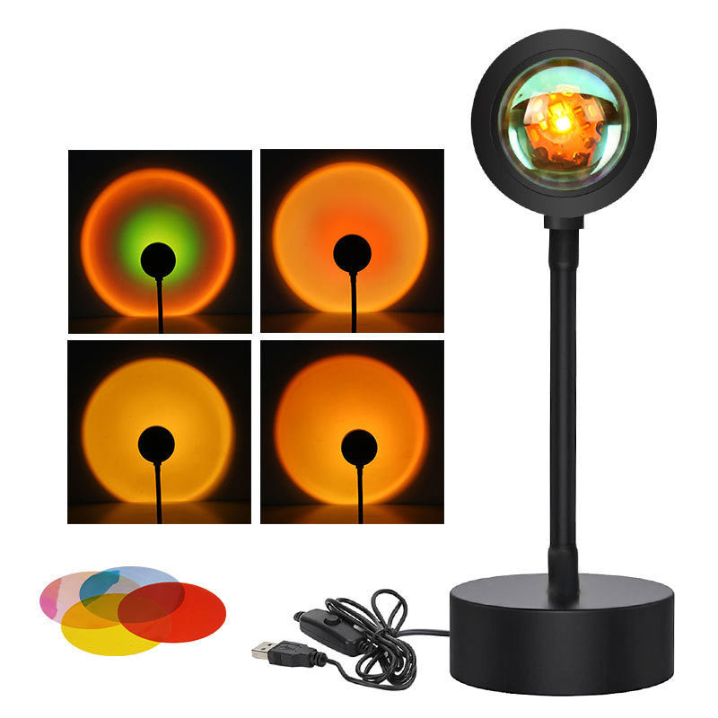 Sunset Projection Lamp 🌅 USB Night Light & Wall Decor
