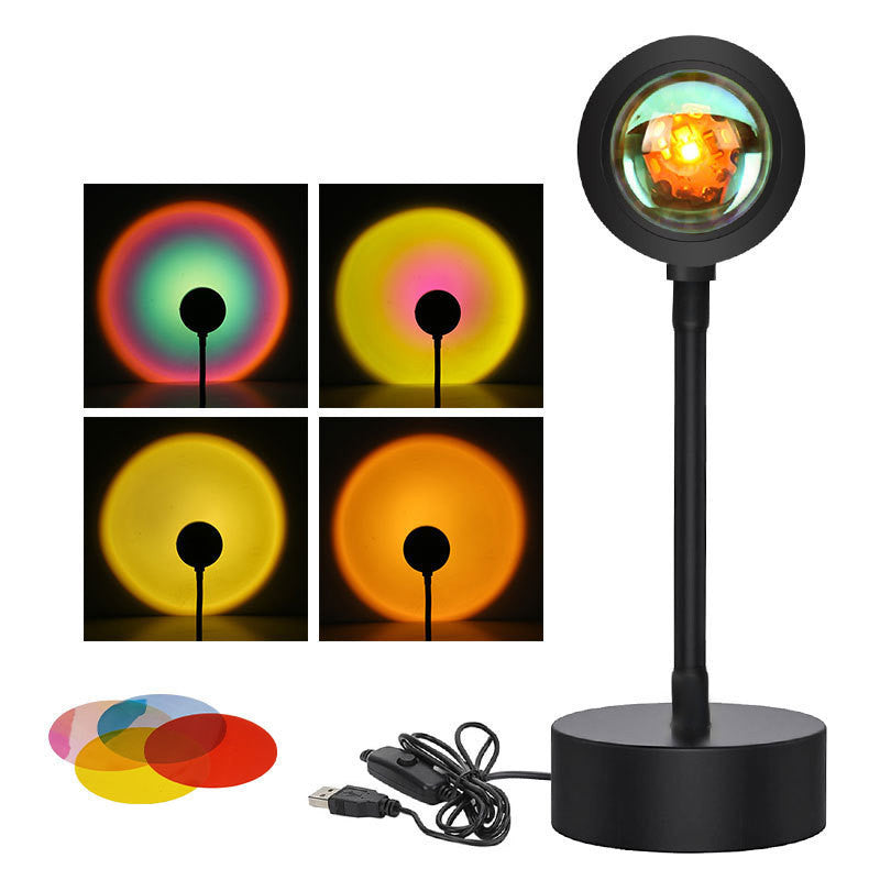 Sunset Projection Lamp 🌅 USB Night Light & Wall Decor