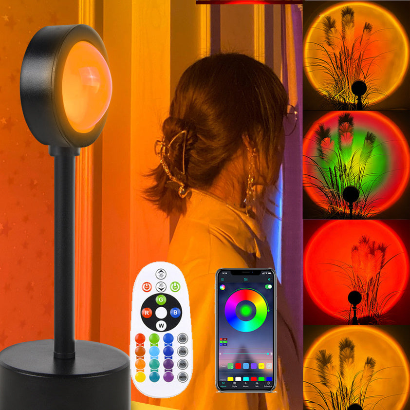 Sunset Projection Lamp 🌅 USB Night Light & Wall Decor