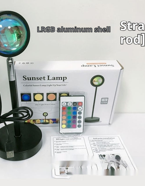 Load image into Gallery viewer, Sunset Projection Lamp 🌅 USB Night Light &amp; Wall Decor
