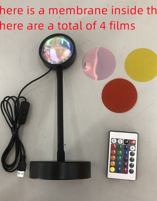 Load image into Gallery viewer, Sunset Projection Lamp 🌅 USB Night Light &amp; Wall Decor

