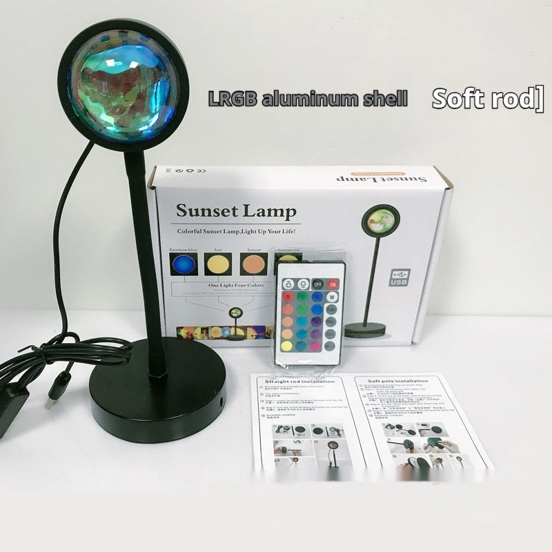 Sunset Projection Lamp 🌅 USB Night Light & Wall Decor