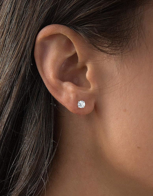 Load image into Gallery viewer, Diamond Stud Earrings 💎 1.50 CTW White/Yellow Gold

