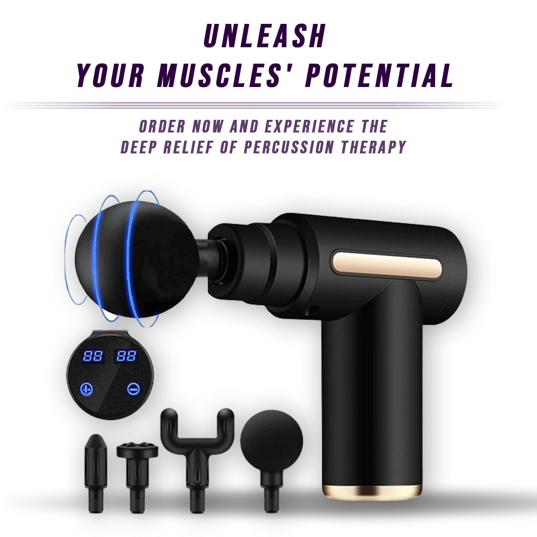 Muscle Massage Gun 💪 Deep Tissue Percussion Therapy