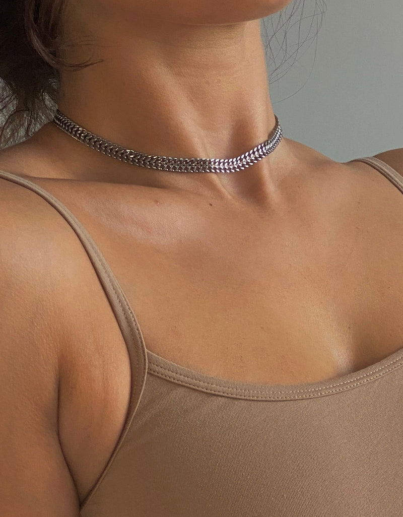 Alma Chain Necklace - Silver