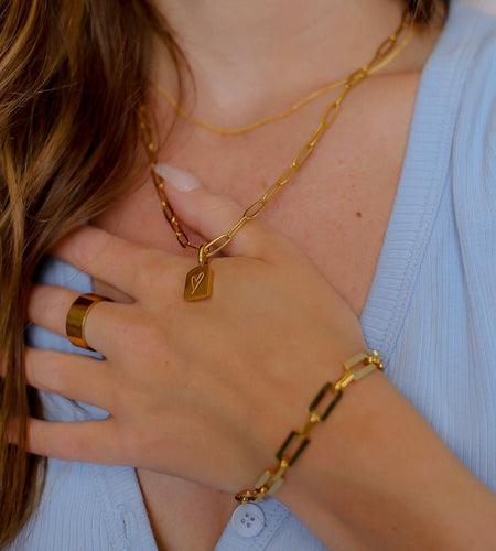 Boho Heart Pendant Necklace 💛 Gold-Plated & Hypoallergenic