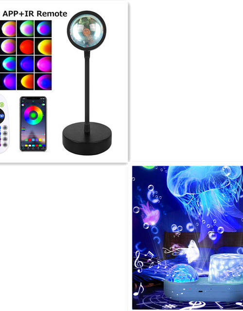 Load image into Gallery viewer, Sunset Projection Lamp 🌅 USB Night Light &amp; Wall Decor
