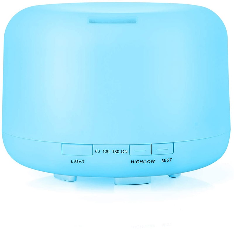 Color Changing Essential Oil Diffuser 🌿 500ml & Remote