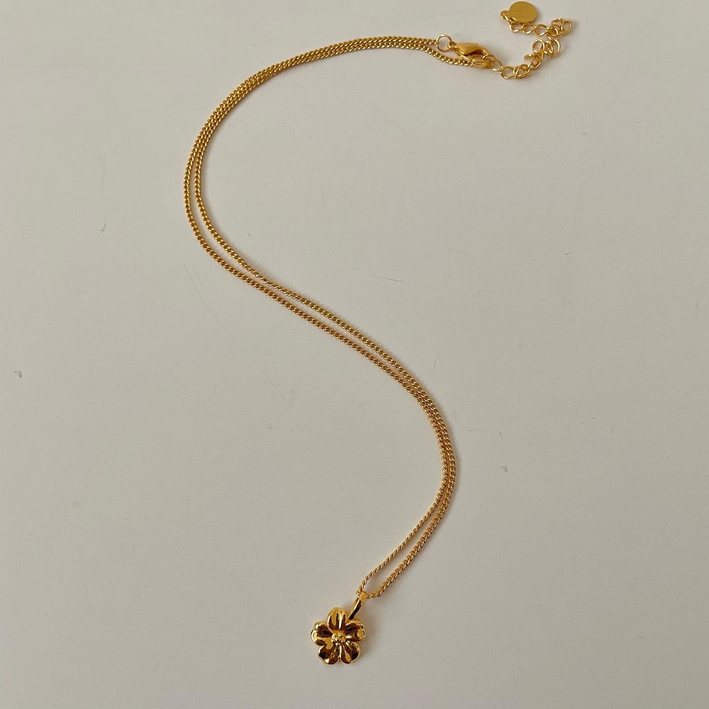 Hibiscus Pendant Necklace 🌺 Gold-Filled & Handmade in Canada
