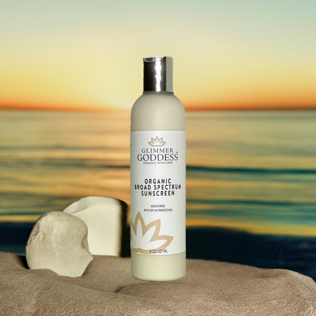 Glimmer Goddess Sunscreen ☀️ Organic & Reef-Safe Protection