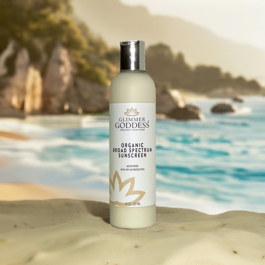 Glimmer Goddess Sunscreen ☀️ Organic & Reef-Safe Protection