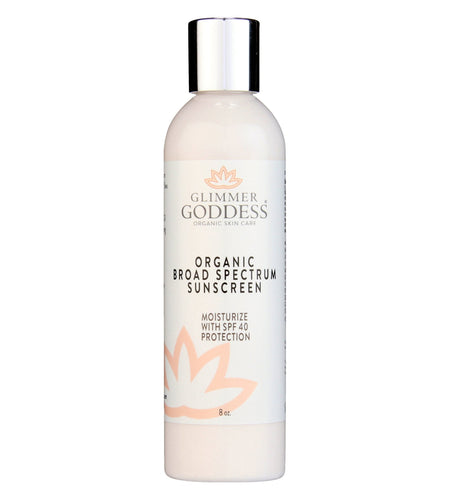 Glimmer Goddess Sunscreen ☀️ Organic & Reef-Safe Protection