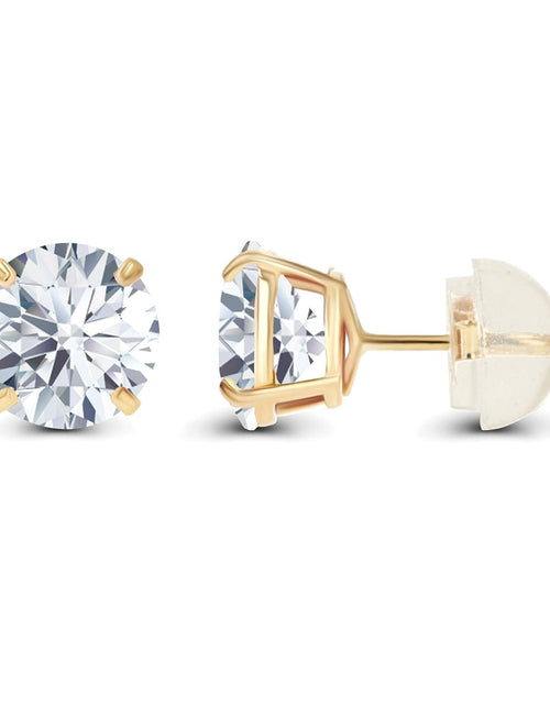Load image into Gallery viewer, Diamond Stud Earrings 💎 1.50 CTW White/Yellow Gold

