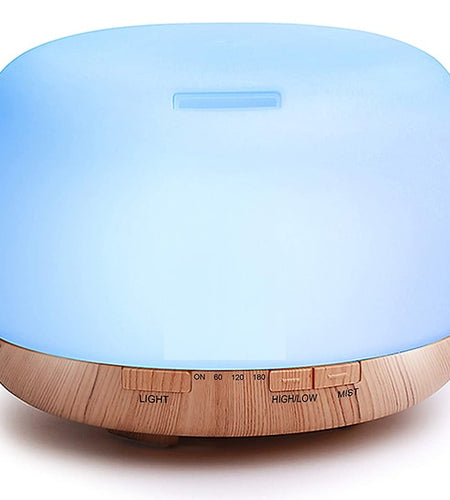 Color Changing Essential Oil Diffuser 🌿 500ml & Remote