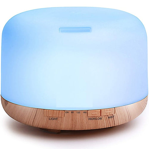Load image into Gallery viewer, Color Changing Essential Oil Diffuser 🌿 500ml &amp; Remote
